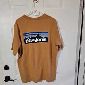 Patagonia Gold T-Shirt with Logo